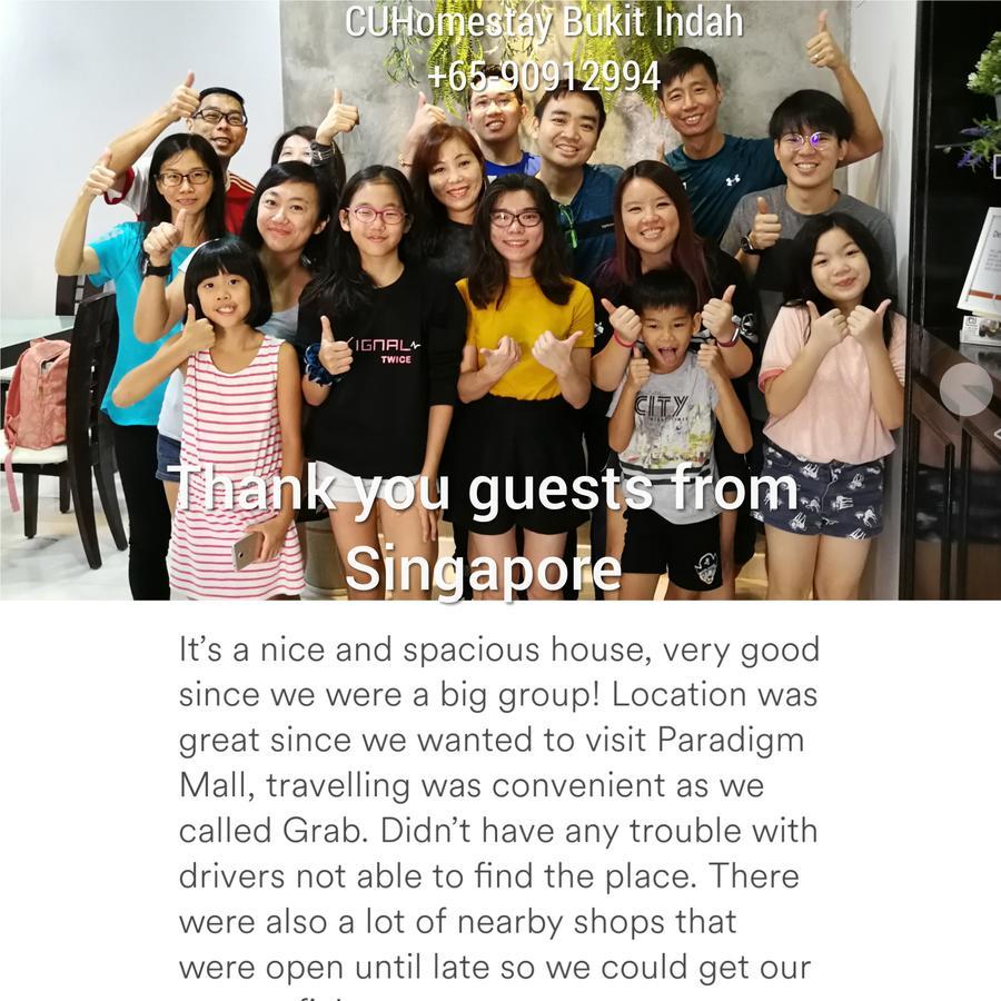 Jb Homestay Bukit Indah Wifi Ciq Mall Legoland Free Parking 新山 外观 照片